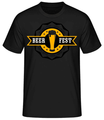 Beer Fest - Men's Basic T-Shirt - Black - Front