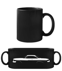 'Chevrolet Impala SS 1961' Silhouette · Black Mug