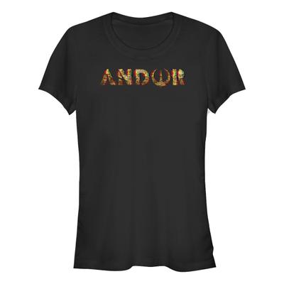 Star Wars - Andor - Logo Andor Glitch - Women's T-Shirt - Black - Front