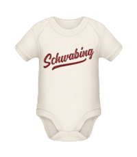 Schwabing Swoosh - Baby Bio Strampler - Creme - Vorne