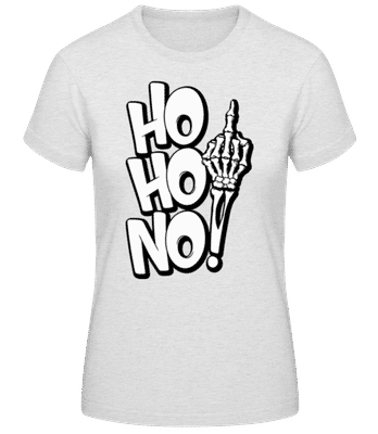 Ho Ho No - Women's Basic T-Shirt - Heather grey - Front