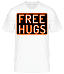 Free Hugs Braun · Männer T-Shirt B&C