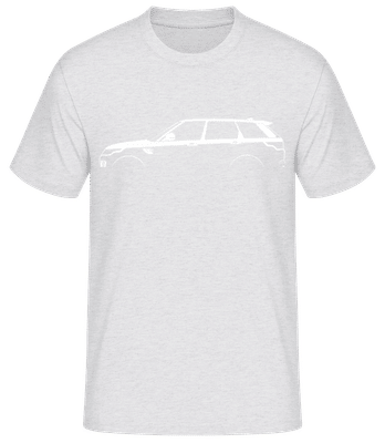 'Range Rover Sport (2013)' Silhouette - Men's Basic T-Shirt - Heather grey - Front