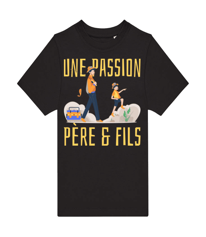 Aperçu: Une Passion - T-shirt hommes B&C - Noir - Devant