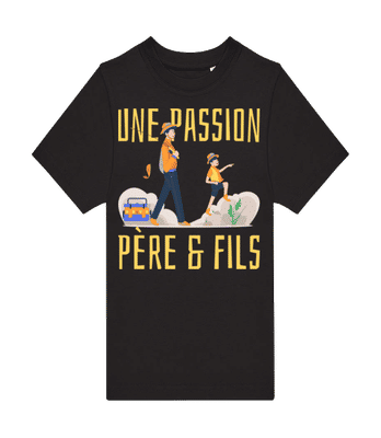 Une Passion - T-shirt hommes B&C - Noir - Devant