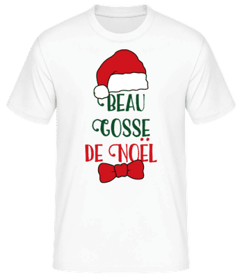Beau Gosse De Noël - T-shirt standard Homme - Blanc - Devant