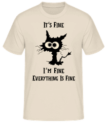 Everything Is Fine · Männer Basic T-Shirt
