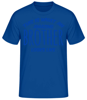 Amazing Brother Looks Like - Men's Basic T-Shirt - Royal blue - Front