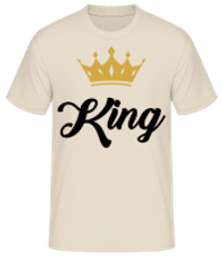 King - T-shirt standard Homme - Crème - Devant