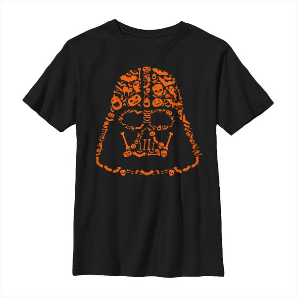 Aperçu: Star Wars - Darth Vader Vader Halloween Icons - Halloween - Enfant T-shirt - Noir - Devant