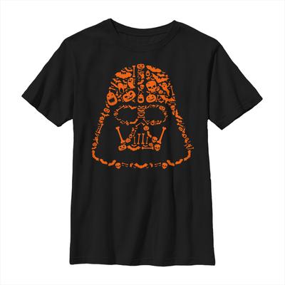 Star Wars - Darth Vader Vader Halloween Icons - Halloween - Niños Camiseta - Negro - delante