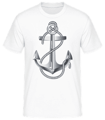 Anchor Rope Comic Silver · Männer T-Shirt B&C