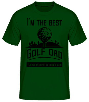 Im The Best Golf Dad - Pánske basic tričko - Bottle green - Predné