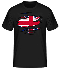 Zerrissene Flagge Großbritannien · Männer T-Shirt B&C