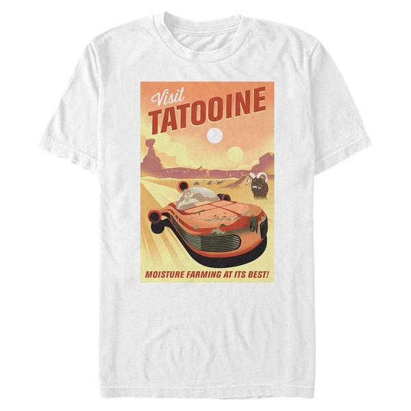 Aperçu: Star Wars - Skupina Moisture Farming - Homme T-shirt - Blanc - Devant