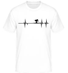 Ski Heartbeat ·  Shirtinator Men's T-Shirt