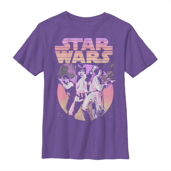 Aperçu: Star Wars - Skupina Shooter - Enfant T-shirt - Pourpre - Devant