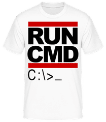 Run CMD · Männer Basic T-Shirt