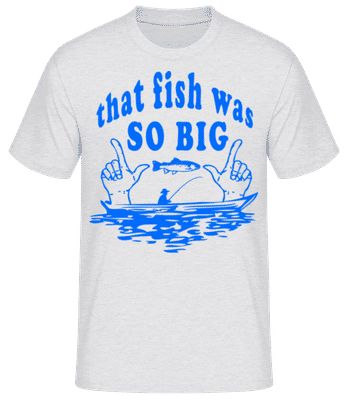 The Fish Was So Big - T-shirt standard Homme - Gris chiné - Devant