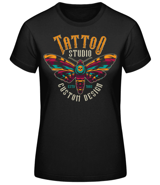 Aperçu: Tattoo Studio Custom Design - T-shirt standard Femme - Noir - Devant