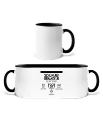 Der Alte Sack Ist 50 · Tasse zweifarbig