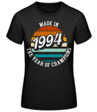1994 The Year Of Champions - Women's Basic T-Shirt - Black - Front