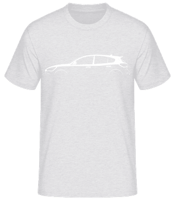 'Ford Focus ST MK IV' Silhouette - Men's Basic T-Shirt - Heather grey - Front