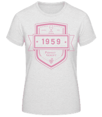 Perfekt Gereift 1959 · Frauen Basic T-Shirt