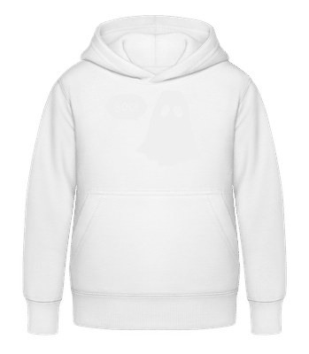Boo - Sweat à capuche Enfant - Blanc - Devant