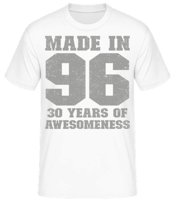 30 Years Of Awesomeness - Men's Basic T-Shirt - White - Front