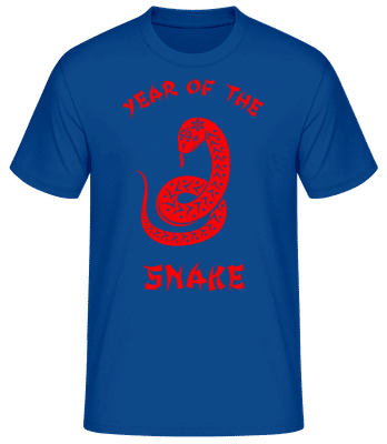 Chinese Zodiac Year Of The Snake - Men's Basic T-Shirt - Royal blue - Front