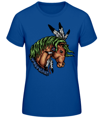 Native Wildlife - Women's Basic T-Shirt - Royal blue - Front