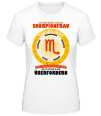 Skorpion Treues Herz - Frauen T-Shirt B&C - Weiß - Vorne