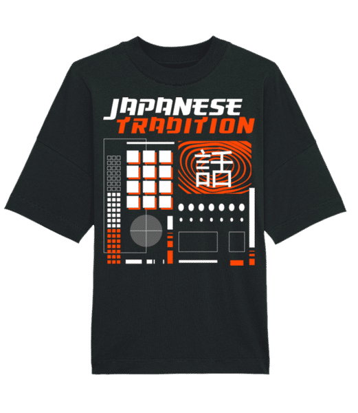 Aperçu: Japanese Tradition - T-shirt Bio unisexe Stanley Stella extra large - Noir - Devant