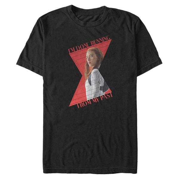 Aperçu: Marvel - Black Widow - Black Widow Stop Running - Homme T-shirt - Noir - Devant