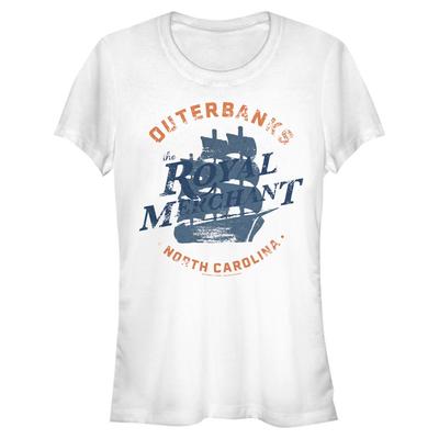 Netflix - Outer Banks - Logo The Royal Merchant - Women's T-Shirt - White - Front