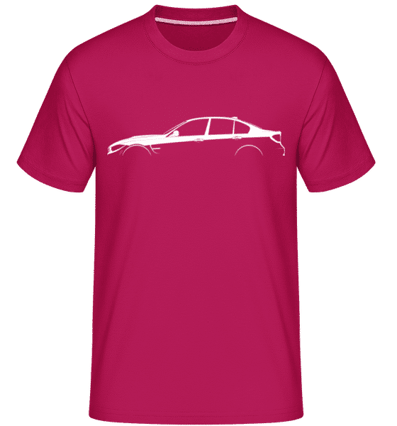 Preview: 'BMW M3 F80' Silhouette -  Shirtinator Men's T-Shirt - Magenta - Front