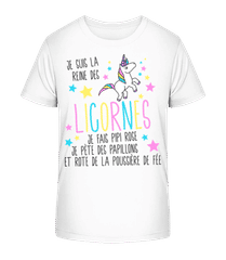 Je Suis La Reine Des Licornes · T-shirt bio Enfant Stanley Stella 2.0