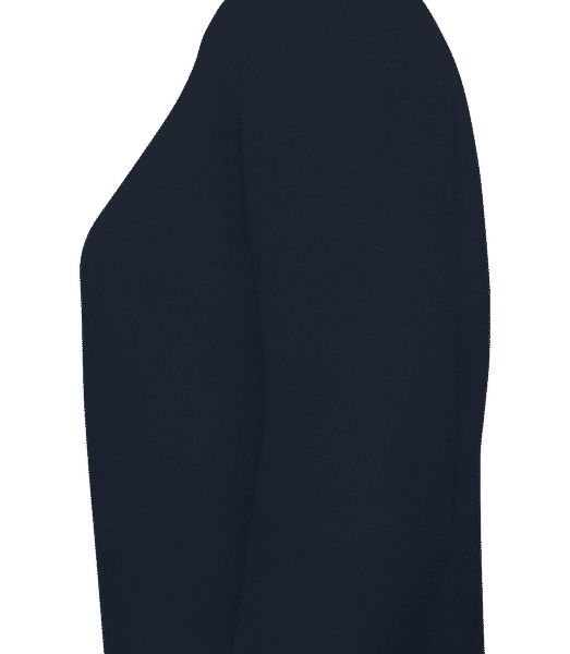 Aperçu: Je Rêve D’un Noël Blanc - Sweat-shirt standard pour femme - Bleu marine - Gauche