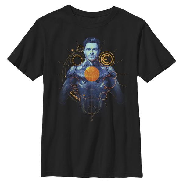 Aperçu: Marvel - Eternals - Ikaris Orange - Enfant T-shirt - Noir - Devant
