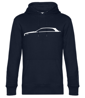 'Mercedes-AMG A 45 (W177)' Silhouette - Men’s Standard Hoodie - Navy - Front