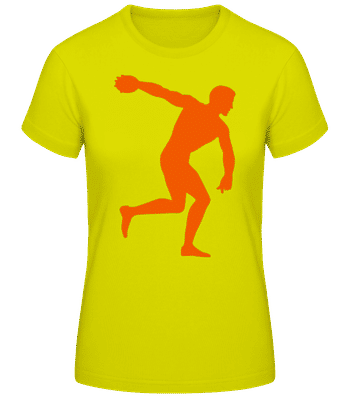 Discus Throw - Women's B&C T-Shirt - Neon green - Front