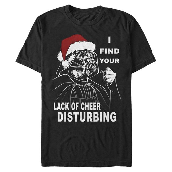 Aperçu: Star Wars - Darth Vader Vader Lack Of Cheer - Christmas - Homme T-shirt - Noir - Devant