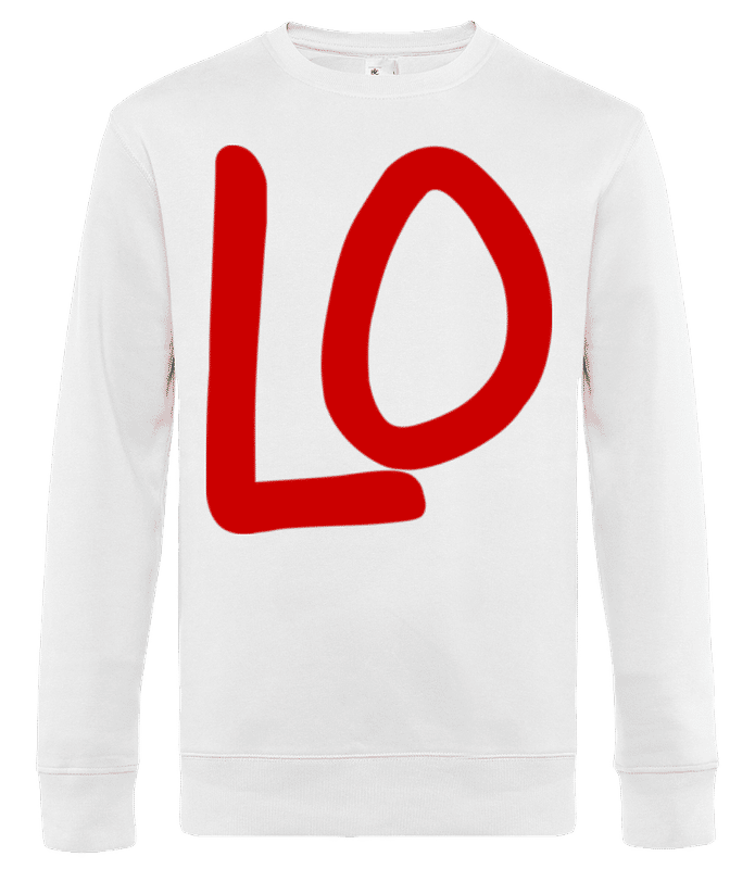 Preview: LO Red - Men's standard sweatshirt - White - Front