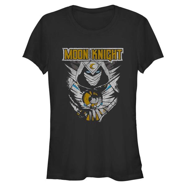 Aperçu: Marvel - Moon Knight - Moon Knight Moon Glitter - Femme T-shirt - Noir - Devant