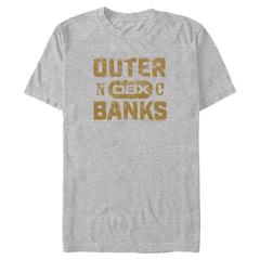 Netflix - Outer Banks - Texte Distressed Type - Homme T-shirt