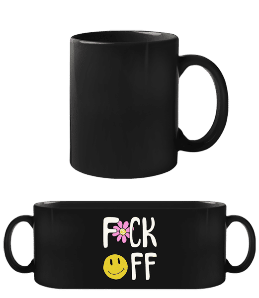Preview: Fck Off - Black Mug - Black - Front