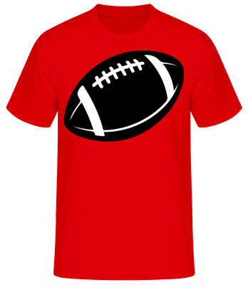 Football Américain - T-shirt standard Homme - Rouge - Devant