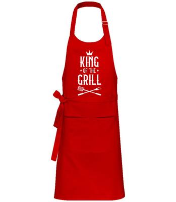 King Of The Grill - Profesionální zástĕra - Červená - Napřed