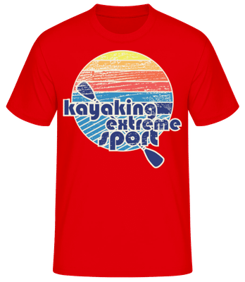 Kayaking Logo - Camiseta para hombre B&C - Rojo - delante